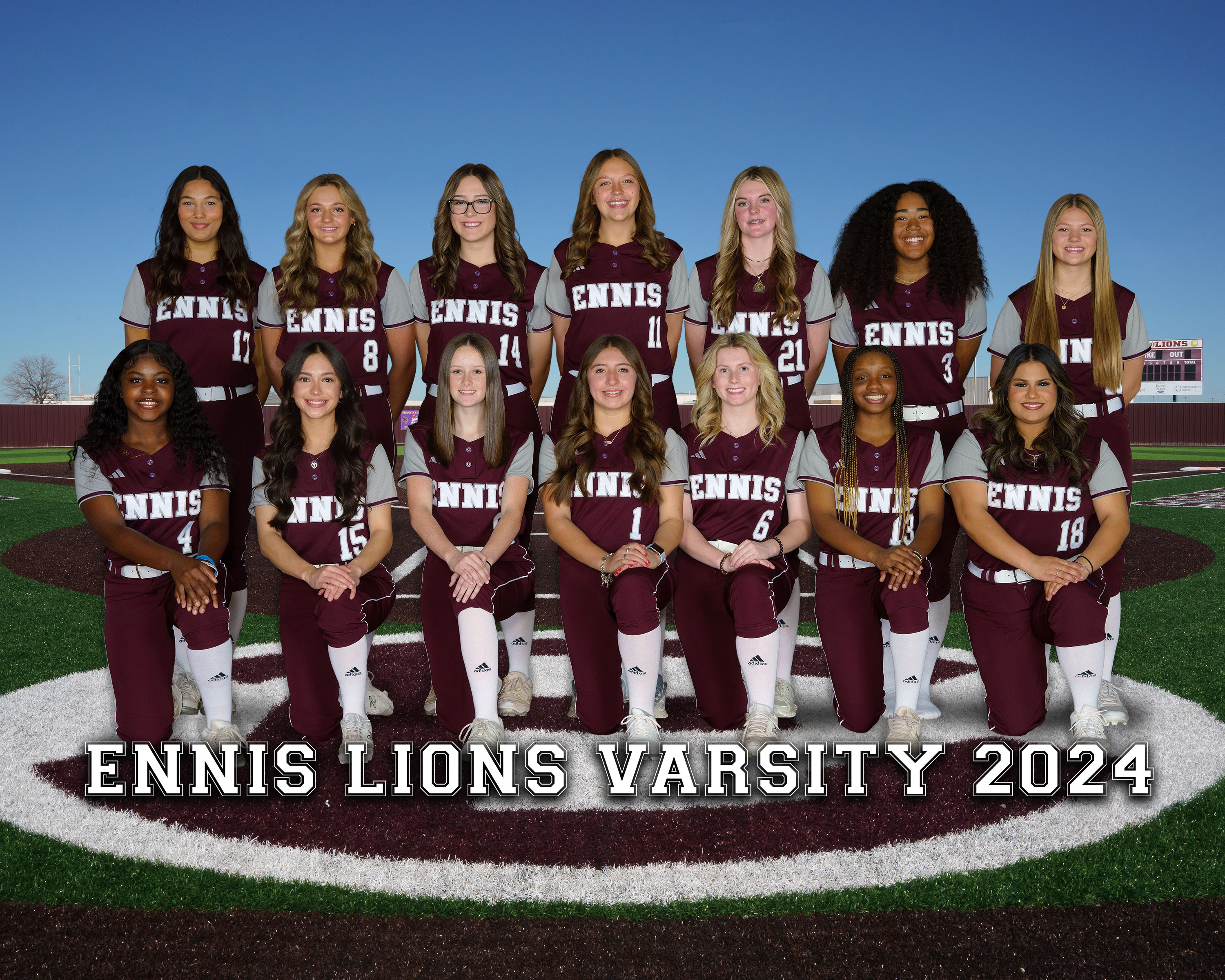 Ennis Lady Lions softball